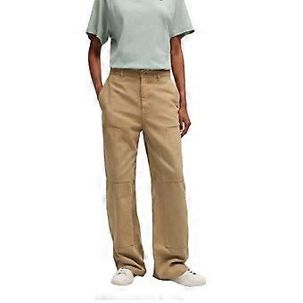 Hugo Womens/Ladies Hacarpe Straight Leg Cargo Trousers