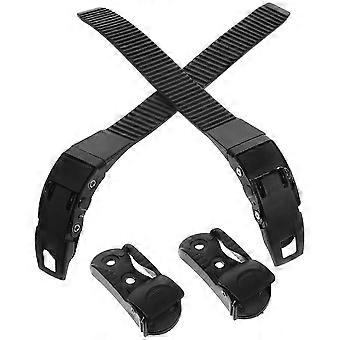 Roller Skate Replacement Buckles 2-Pack, Quick-Release Adjustable Strap Buckle Parts for Rollerblades & Ice Skates, Universal Fit Skate Accessories