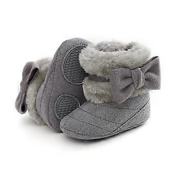 Winter dikke antislip warme laarzen voor kinderen (grijs, 11cm) 1 stuks