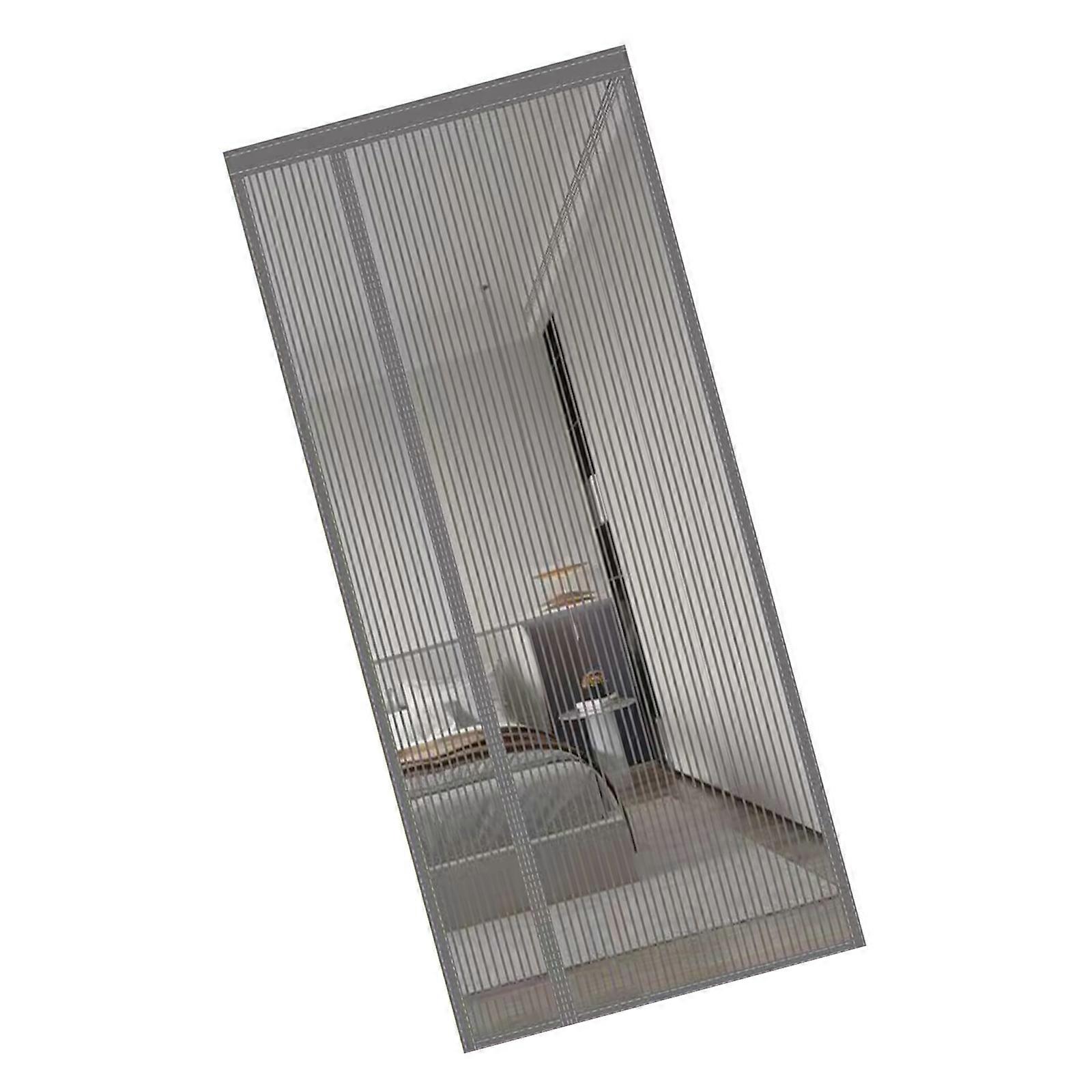 Animal Friendly Net Barrier With Snap Close Function Stops Bugs While Allowing new Air Circulation  Gray