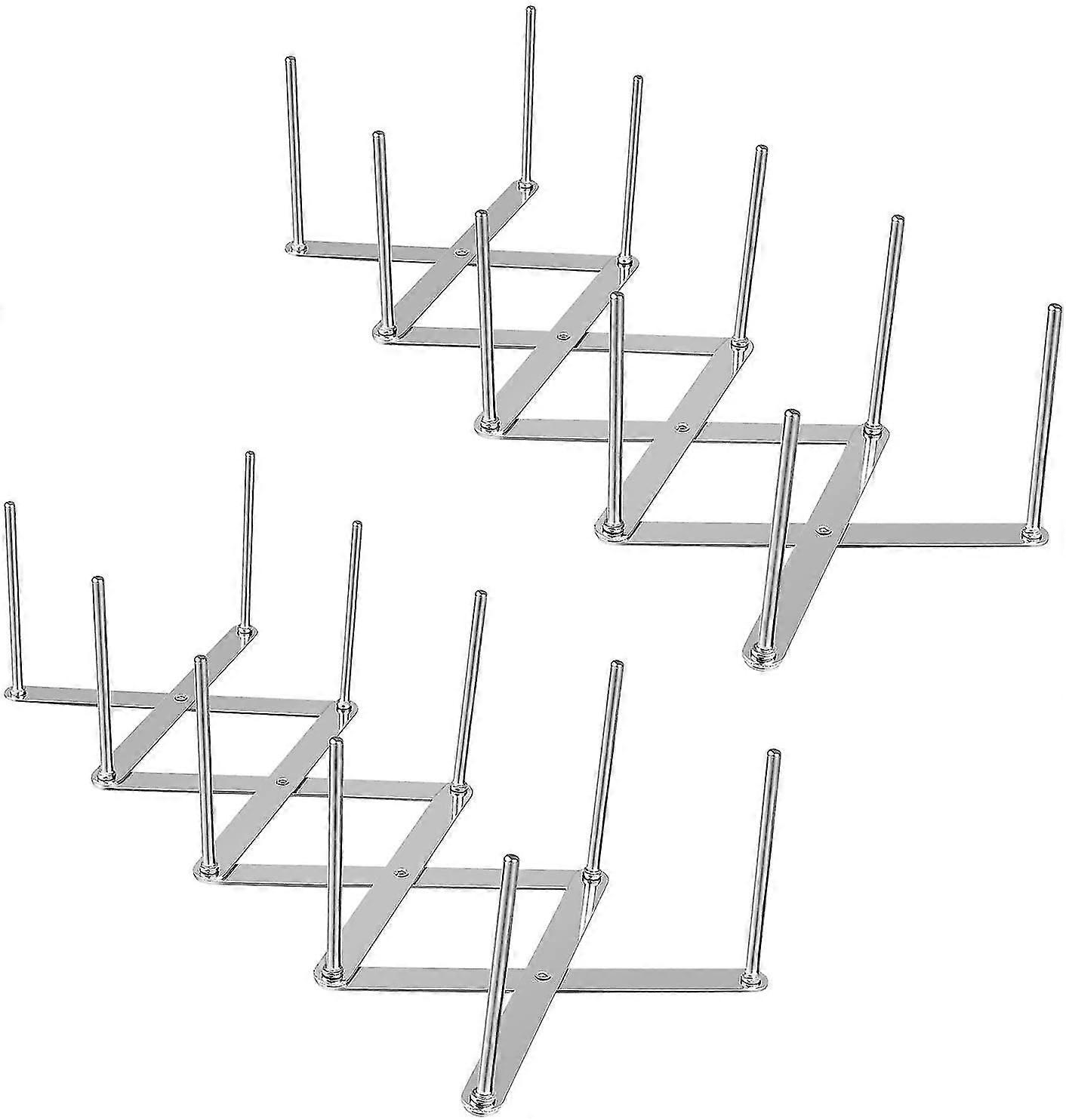 2pcs Adjustable Spare Ribs Holder, Multifunctional Storage Rack