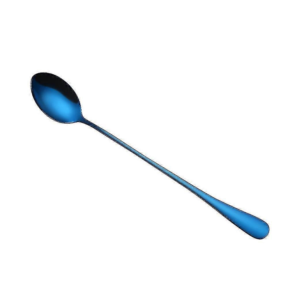Colorful Spoon Long Handle Spoons Flatware Coffee Drinking Tools Kitchen Gadget