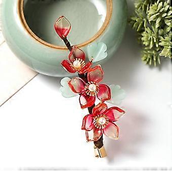 Women Photography Dress Accessories Fairy Floral Moon Pattern Hairpin Exquisite Archaistic Long Tassels Hair Claw