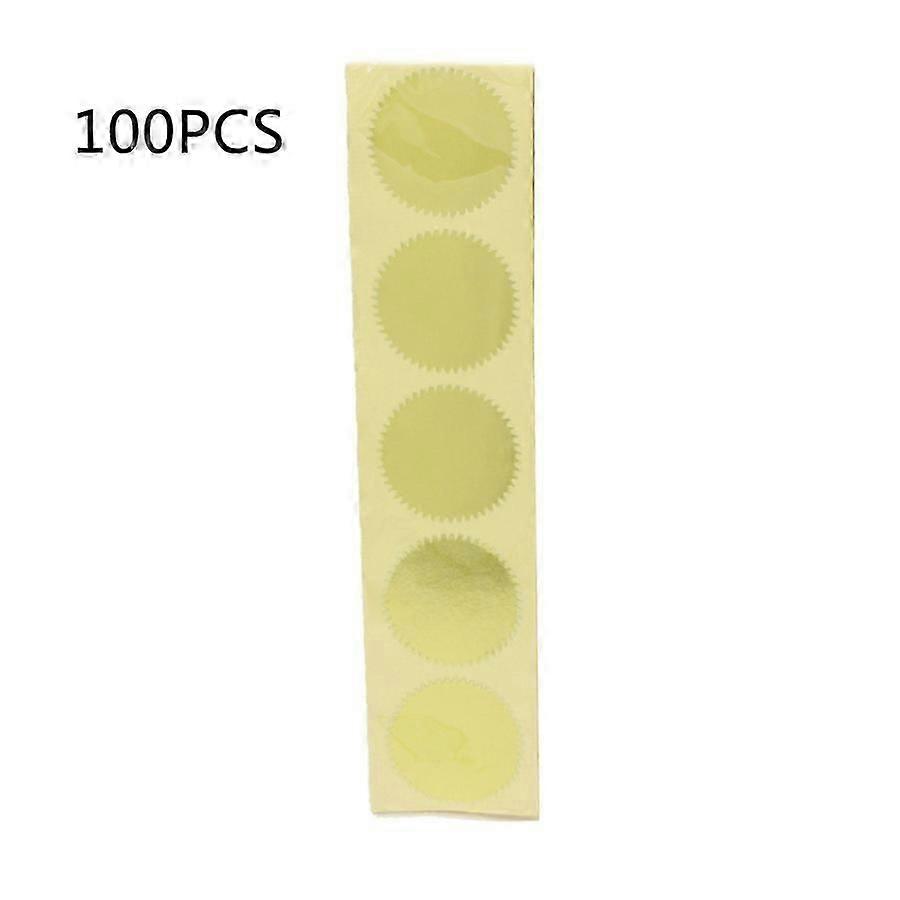 100PCS Self-adhesive Embossing Seal Stickers, Customize for Envelopes