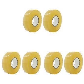 6er-Pack Hockey-Tape, Mehrzweck, transparent, Schienbeinschoner- und Socken-Tape, Rolle, Sportausrüstung, 2,4 cm x 28 m