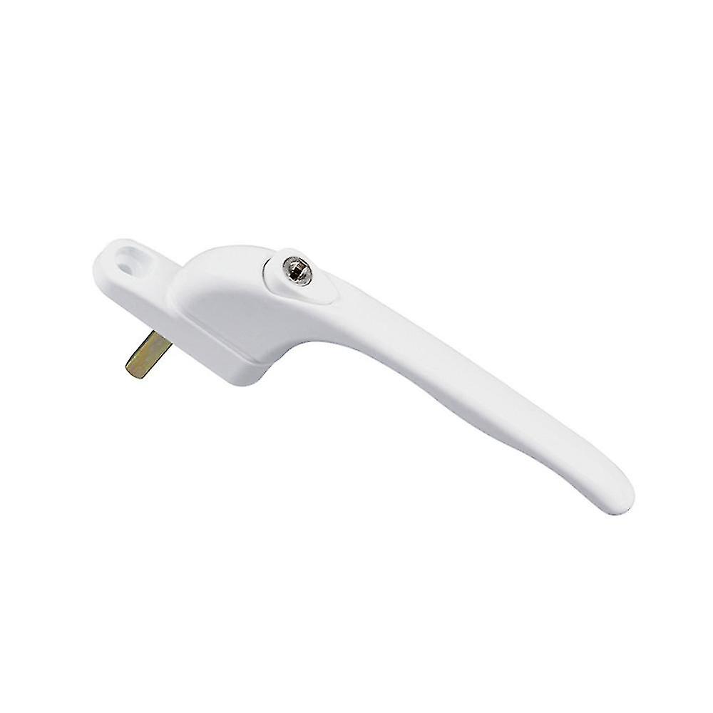Set Of 2 Window Handles With 2 Keys Sliding Door Handle Lockable Safety Window Handles Child Safety In Rod Length 40 Mm Aluminum White