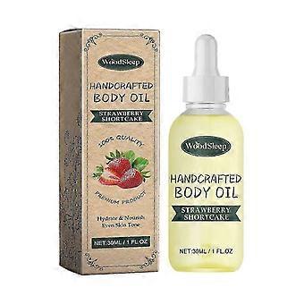Strawberry Shortcake Body Oil - Feuchtigkeitsspendendes, Anti-Aging-, hautstraffendes und aufhellendes ätherisches Öl für glatte, jugendliche Haut - 30ml