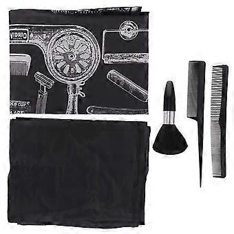 Haircut Tools Black 5Pcs Hairdressing Set for Barber Shop Use