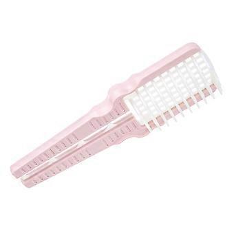 Wide Tooth Folding Comb Portable Hair Volume Enhancer with Silicone Scalp Massage Brush for Curly Hair Styling Versatile Use for High Volume and Perfo