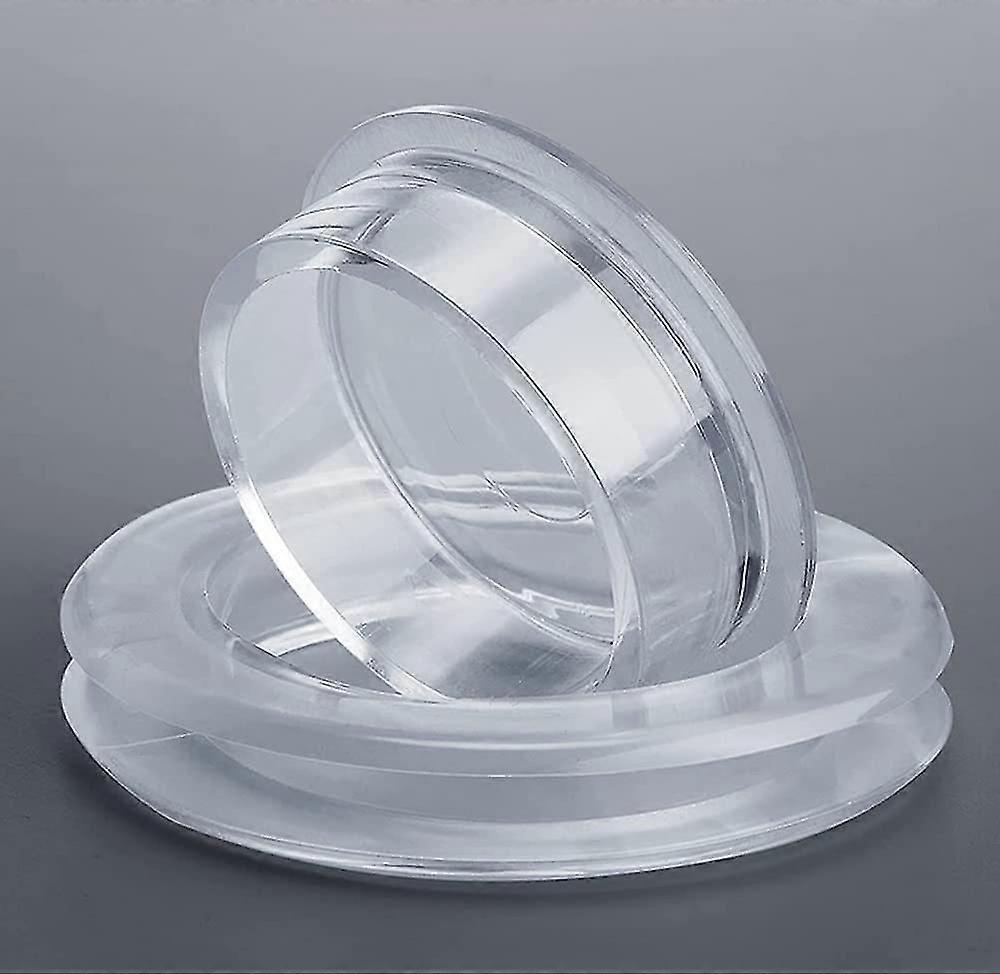 Patio Table Umbrella Hole Ring & Cap Set(translucent, 2 Set)