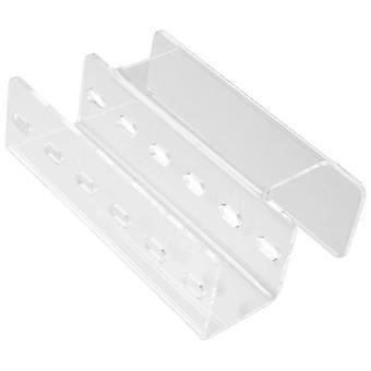 Acrylic Tweezers Display Stand compatible with Makeup with 6-Hole Transparent Holder
