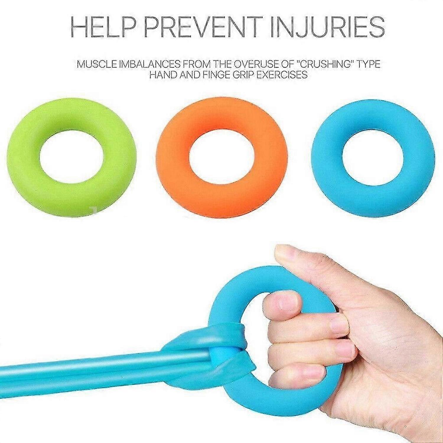 2pcs Trainer Hand Grip Forearm Strength Gripper Power Exerciser
