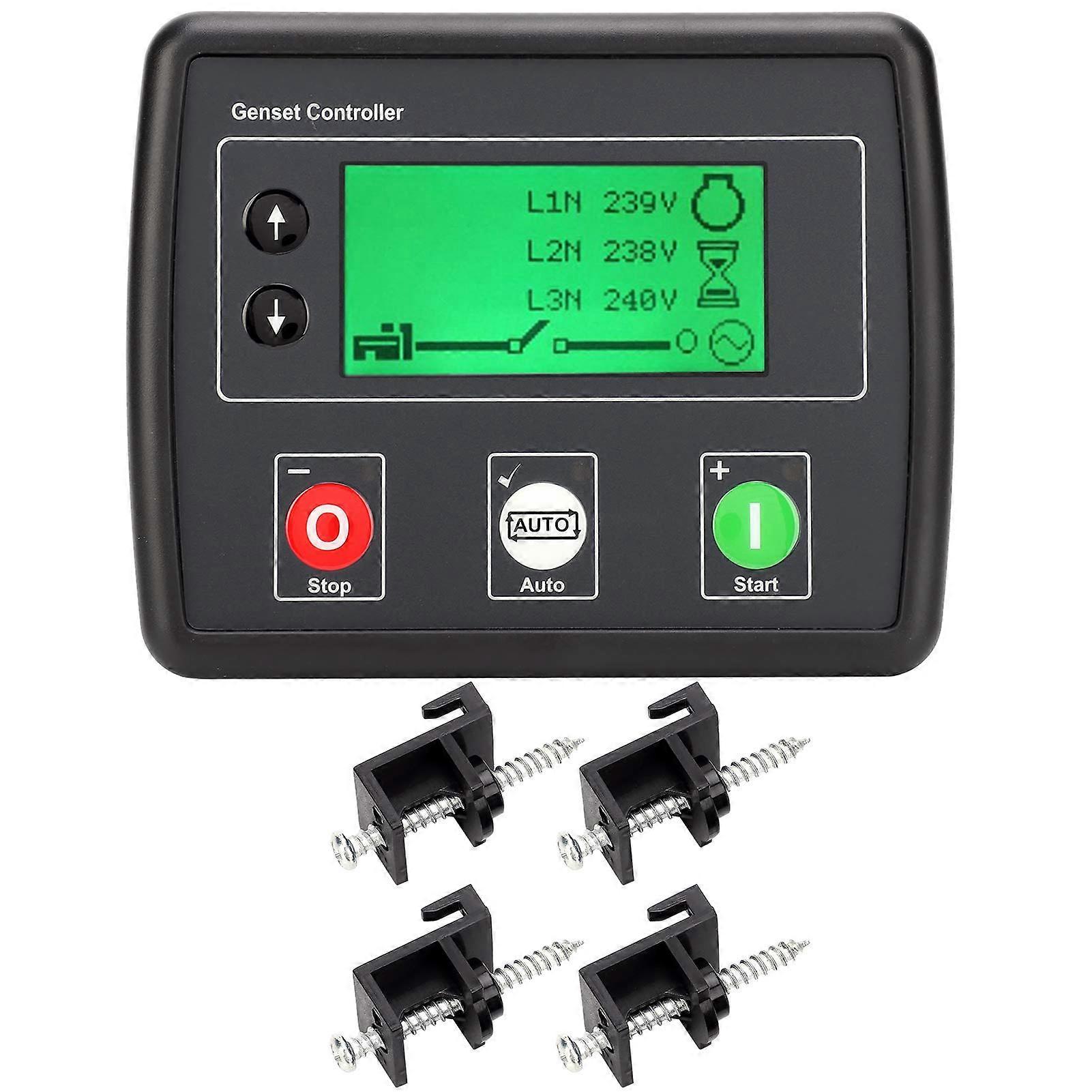 AMF Control Module Generator Auto Start Controller with LCD Display for Automatic Power Transfer