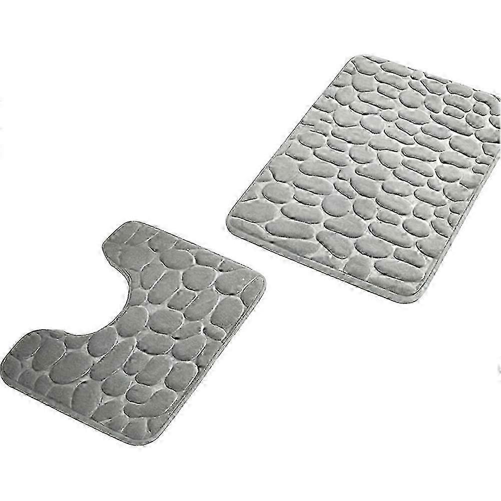 Small stone light gray (A) (U-shaped square two-piece set) 2pcs Easy-