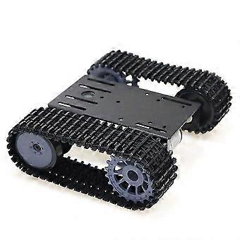 DIY Smart Tank Car Chassis Tracked Crawler Robot Platform with Dual DC 12V Motor Compatible with T101-P/TP10