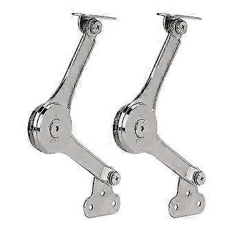 2pcs Soft Close Heavy Duty Lid Hinges for Cabinet Keep Lid Open
