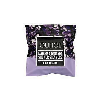 Ouhoe Aromatherapy Shower Tablets (Lavender)  Body Cleansing, Relaxation, Moisturizing, Refreshing, Long-Lasting Fragrance Bath Tablets