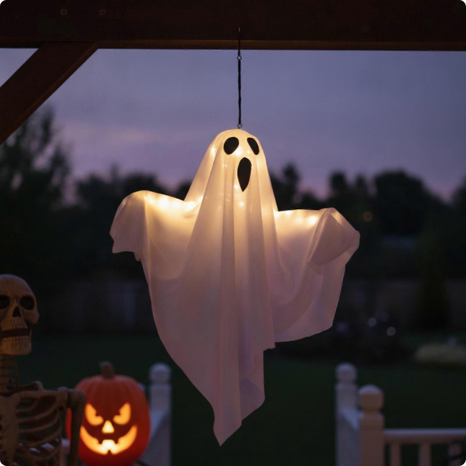 Hanging Light-up Ghosts Spooky Indoor for Window Display