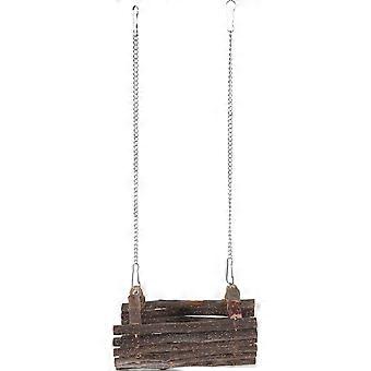 Hamster Hanging Wooden Swing Toy for Climbing Durable Material