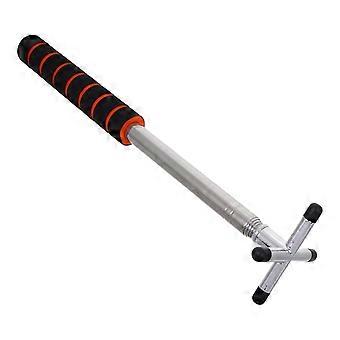 Portable Telescopic Pool Cue Bridge Stick for Stable Support Silver Iron