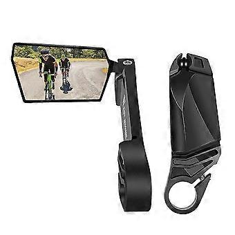 2PCS Bike Mirror Cycling Rear View Mirror Compatible With Foldable 360 Degree Rotating Rearview Bicycle Mirrors Handlebar Safety Mirror
