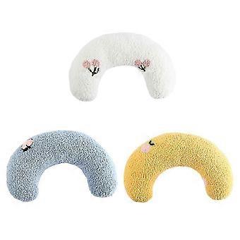Cat Pillow for Cats Dogs Ultra Soft Fluffy Pet Calming Toy U Shape Cuddler