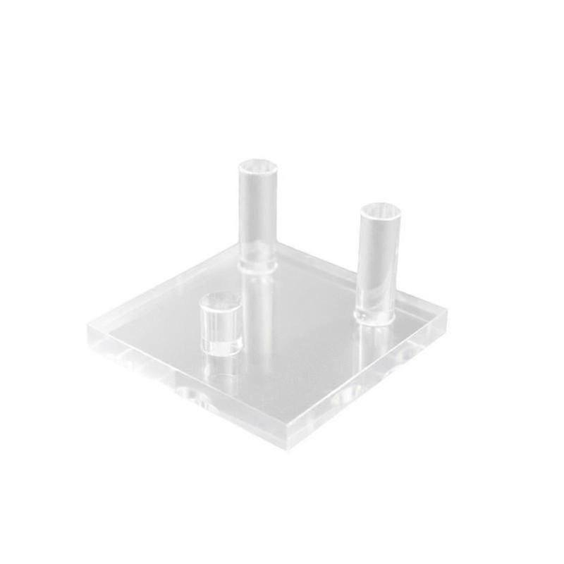 Clear Acrylic Display Stand Square Round
