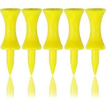 Golf Wheel Ball Nails,golf Tees Plastic 43mm 100 Countyellow