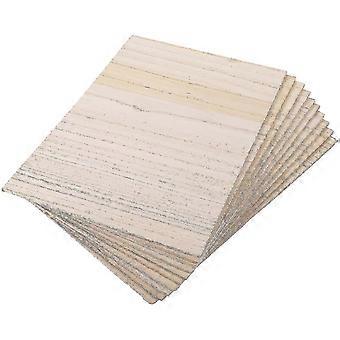 10 stuks houten taekwondo-stoot- en trapplanken van paulowniahout voor kinderen, geschikt voor karate- en vechtsporttraining, 30 x 20 x 0,3 cm