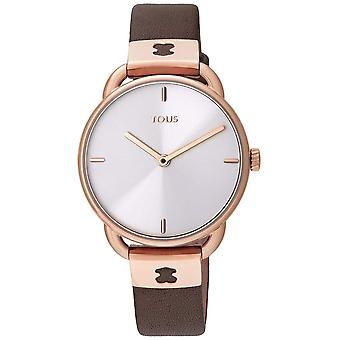 Tous katsoi let watch naisten analoginen kvartsi Cowhide Rannekoru 000351475