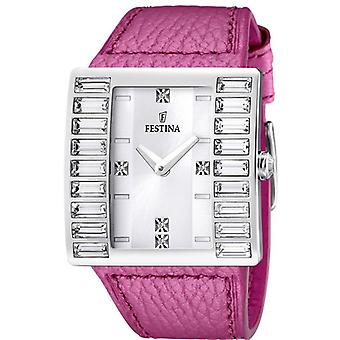 Feast Quartz Analog Women's Watch with Cowhide Bracelet F16538/6