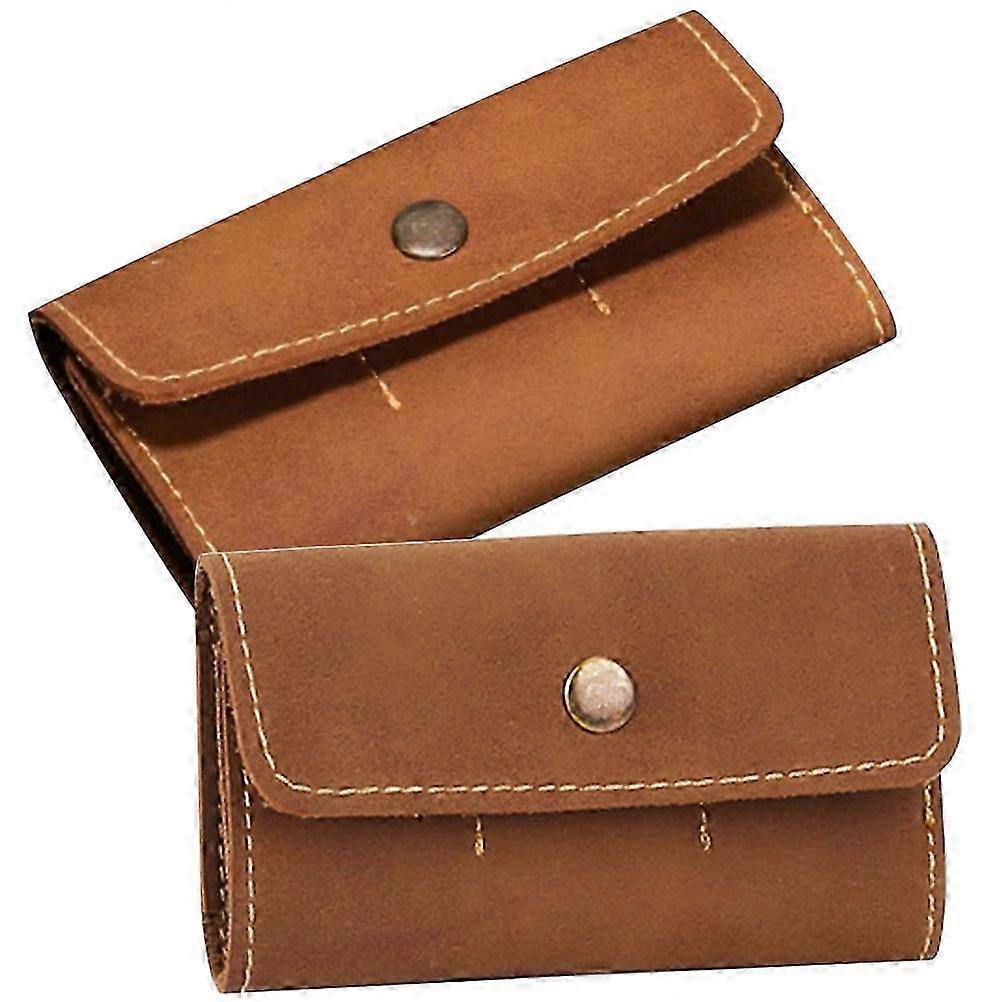 2pcs Practical SD TF Memory Case Holder Organizer Retro Carrying Box Memory Carry Box