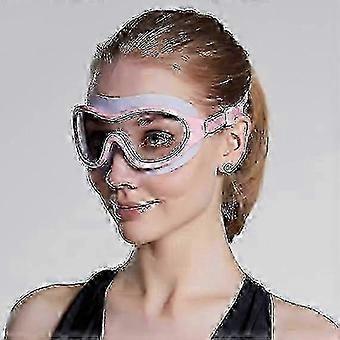 Óculos de natação antiembaçantes e à prova de raios UV para homens e mulheres, ajustáveis, para natação e mergulho, com lentes de policarbonato e armação de silicone.