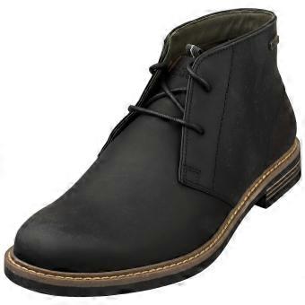 Barbour Readhead Mens Chukka Boots in Black