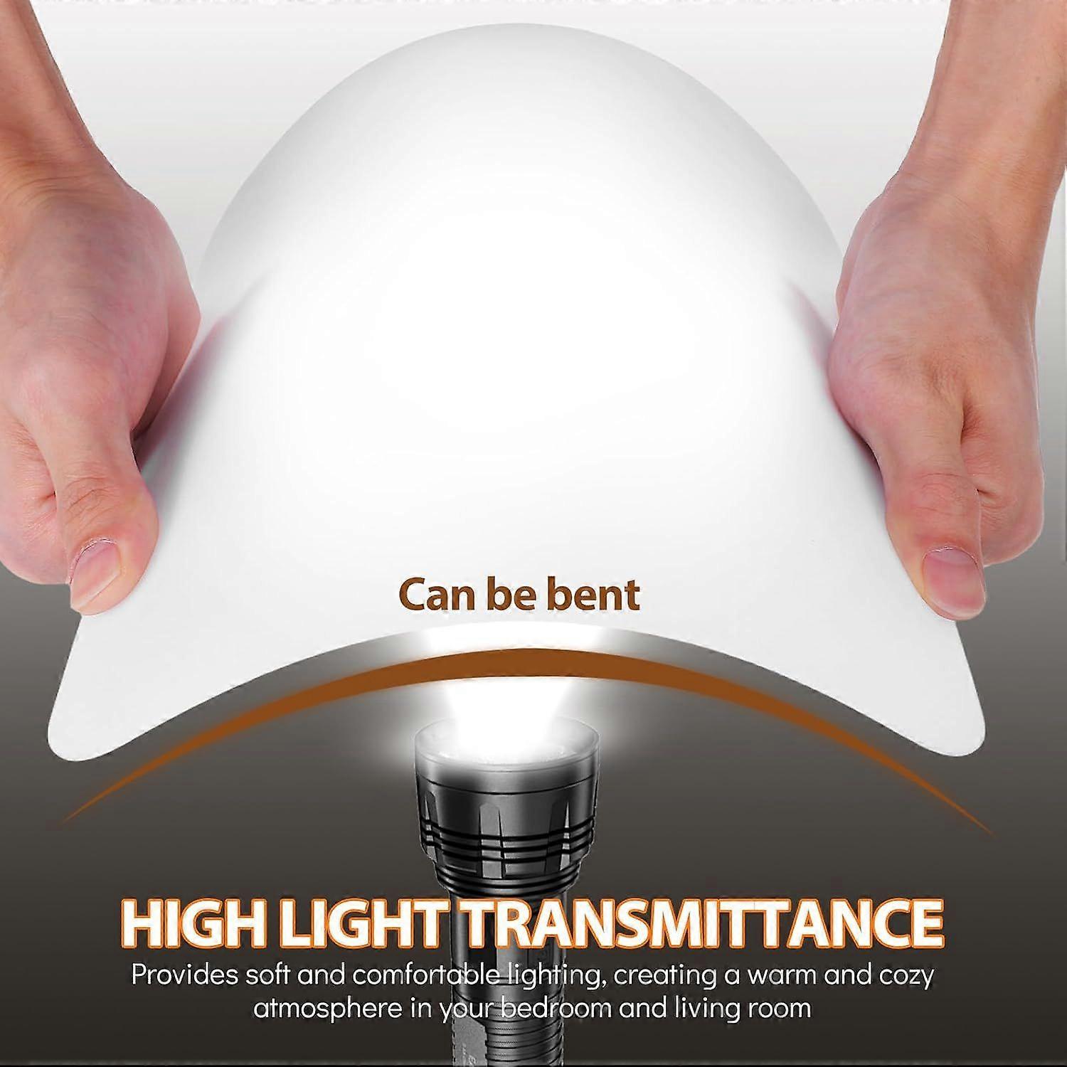 White Lampshade Acrylic Square Ceiling Light Cover Diffuser