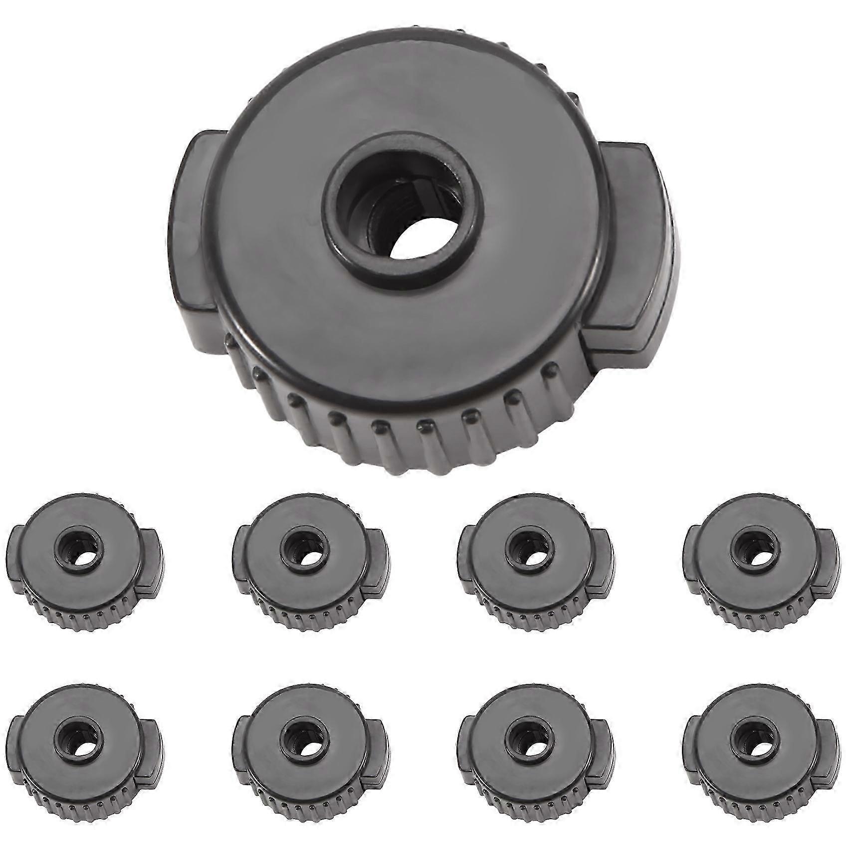 9Pcs ABS Drum Set Quick Release Nuts Cymbal Quick Assembly Drum Replacement Accessories-WHBYV