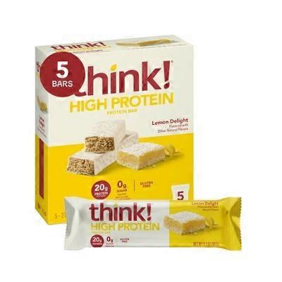 think! High Protein Bars, Lemon Delight, 5 ea