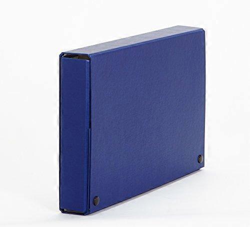 Blauwe projectmap met pin, 90mm