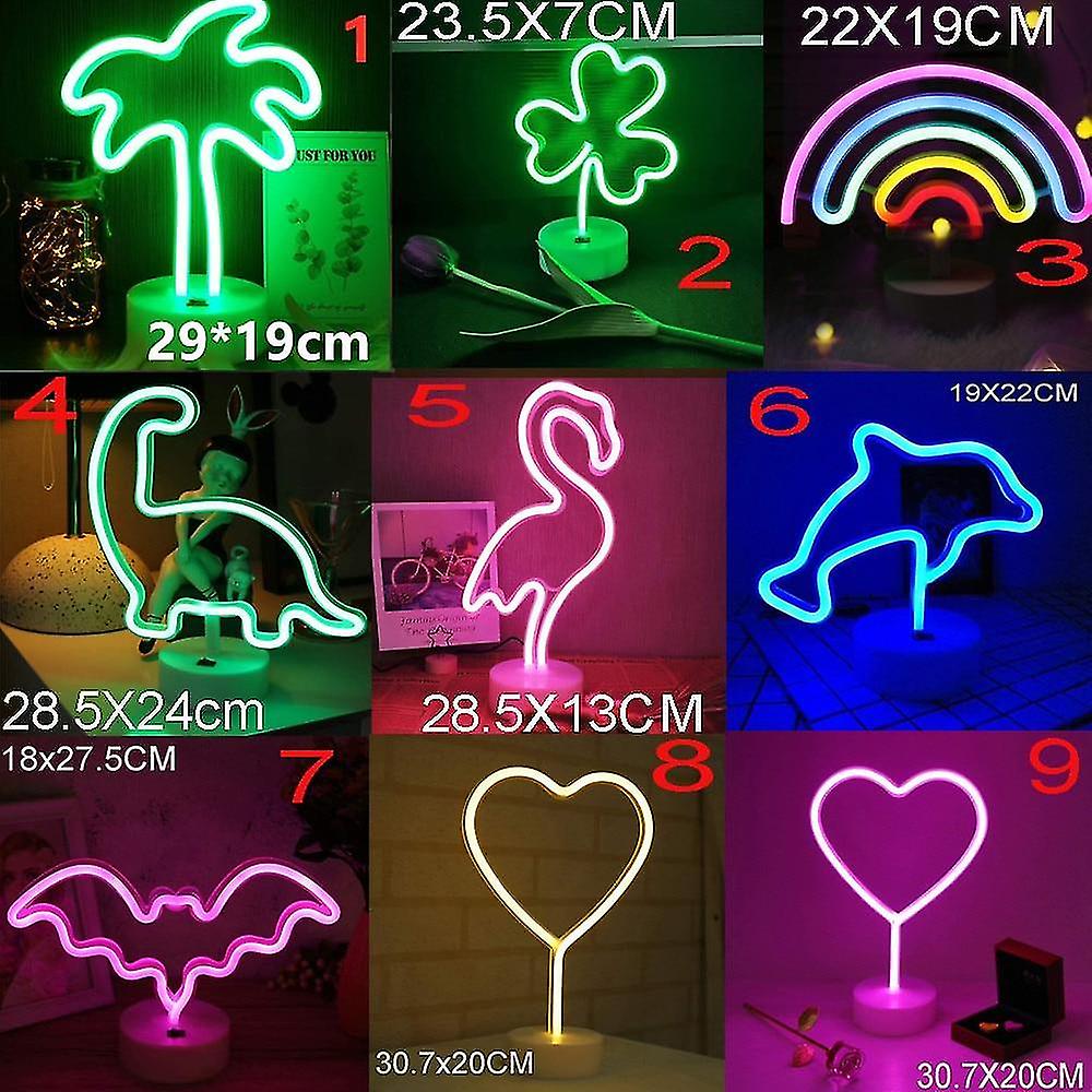 Support de led Base Signes décoratifs Lampe de table légère