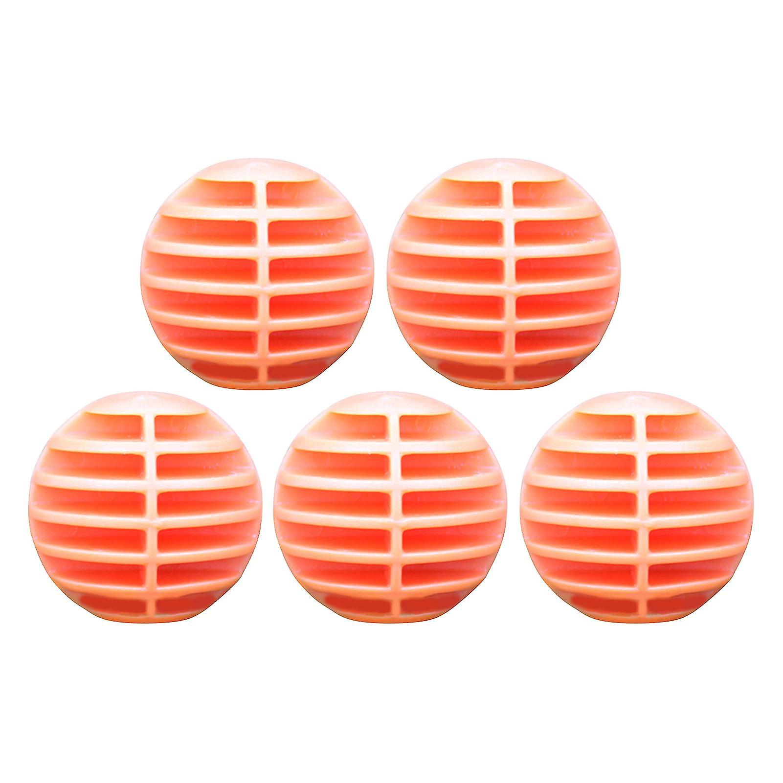 5pcsゴルフトレーニングボール耐摩耗性良い弾力性ポータブルPe屋内ゴルフボール運動用