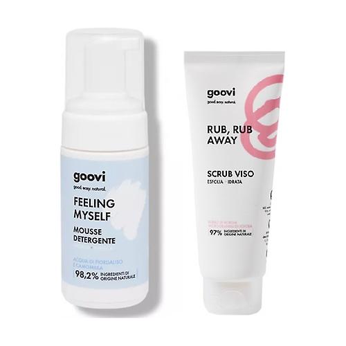 Mousse + facial scrub set 2 units