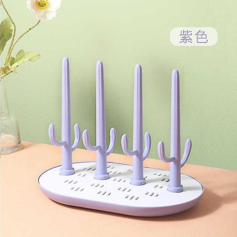 Baby Bottle Drying Rack With Detachable Tray 12 Brackets For Bottles And Nipples Accessory Bottle Drain Holder