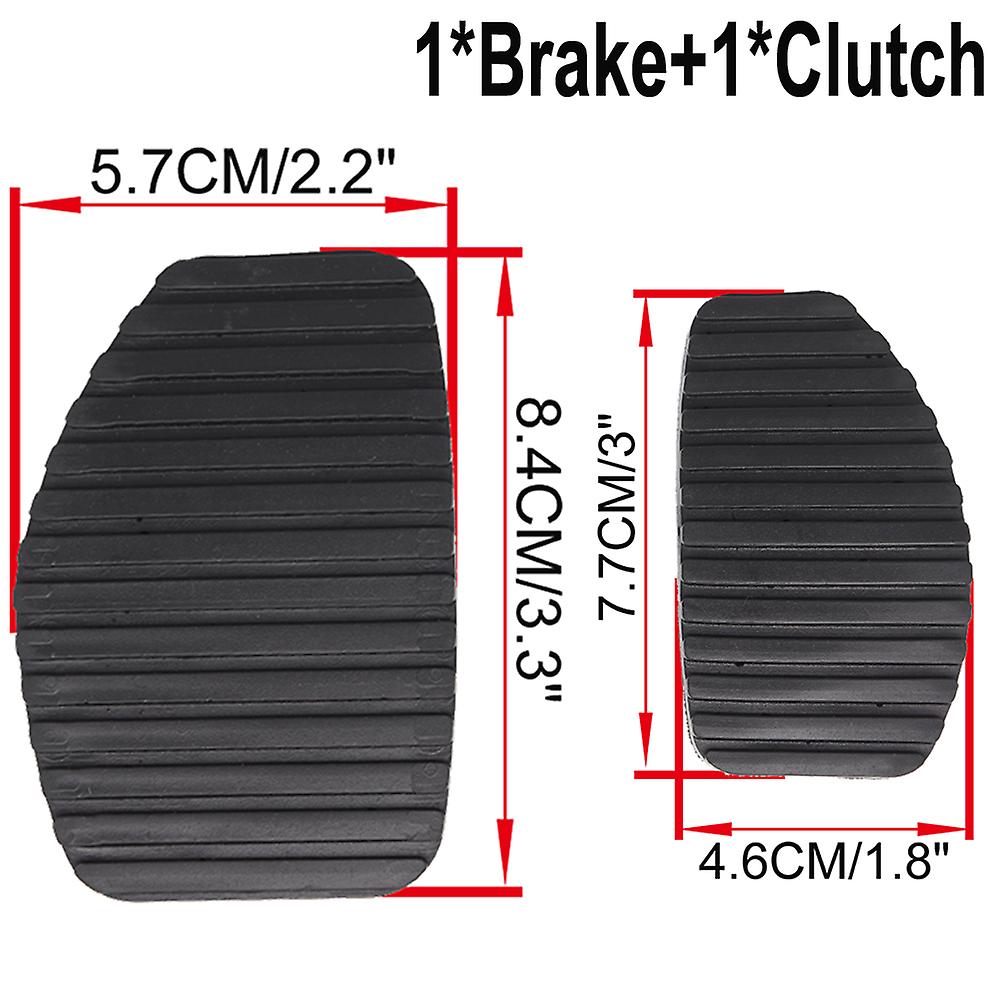 For Peugeot 307 2009 2008 2007 2006 2005 2004 Car Rubber Brake Clutch Foot Pedal Pad Covers Accessories 2130.15 2130.13 213026