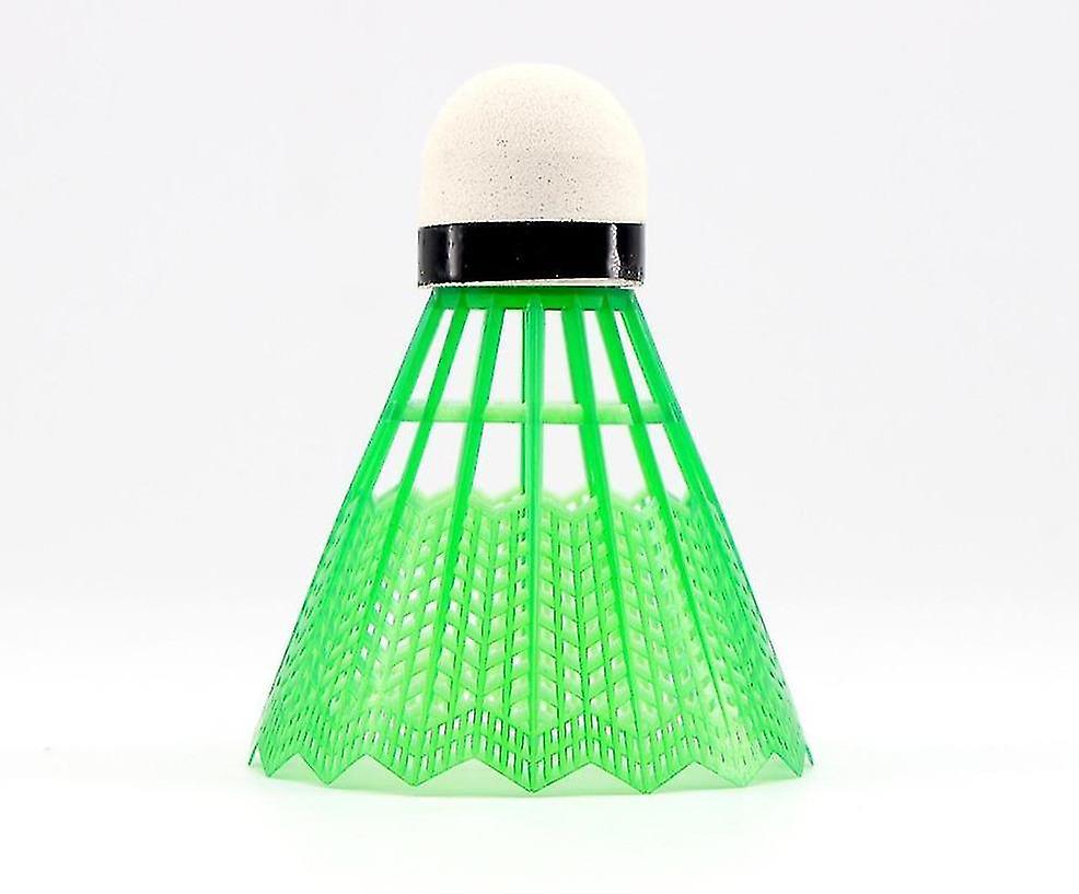 Green Reusable Colorful Shuttlecocks For Beginners Badminton Training