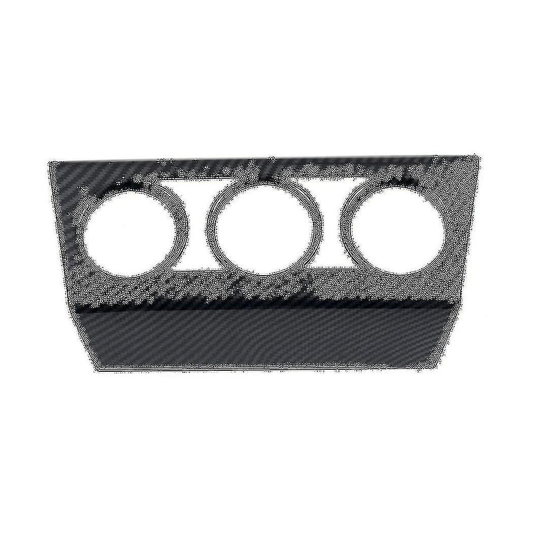 Car Carbon Fiber Central Console Air Condition A/c Switch Buttons Knob Cover Trim For / 2015-2020