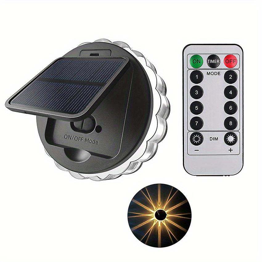 1pc 2023 New Solar Light Wall Lamp Waterproof Energy-saving Outdoor Lighting For Garden Street Courtyard Decoration