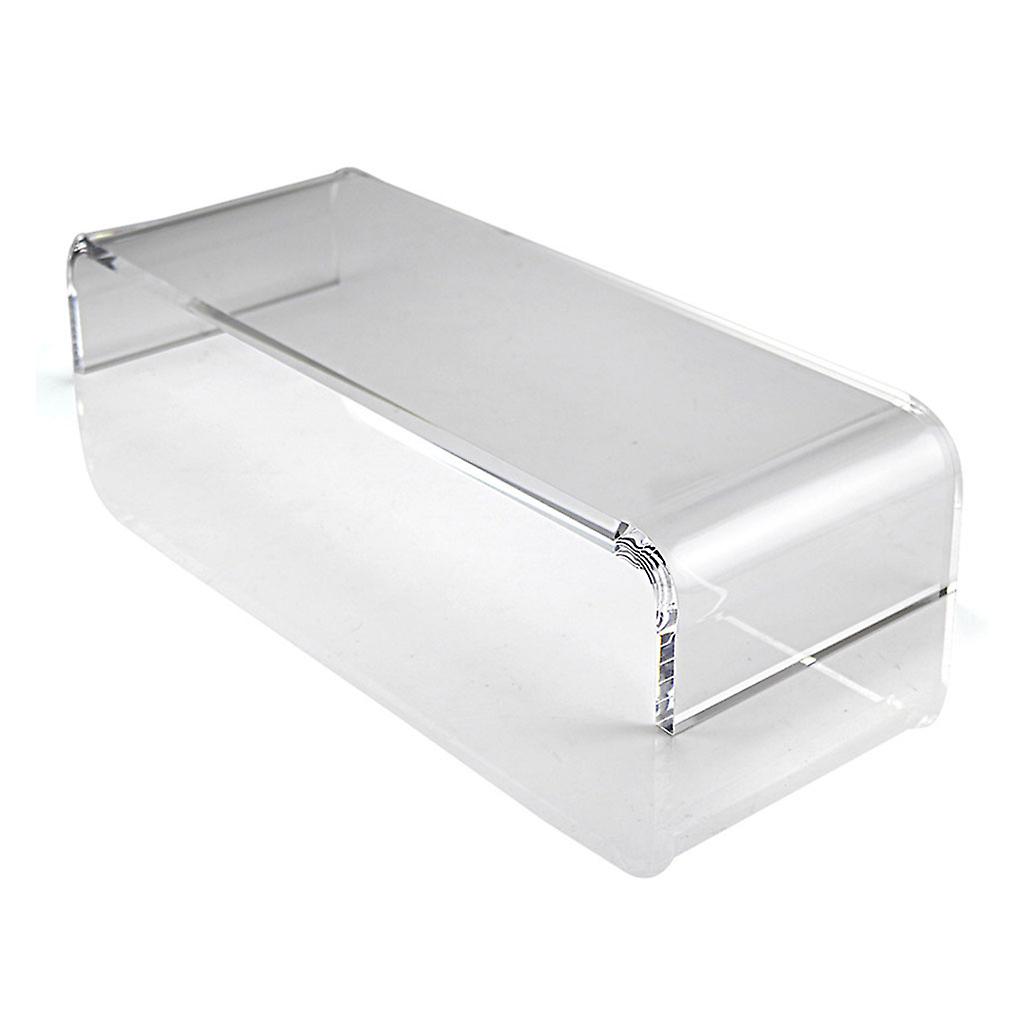 Computer Screen Shelf Clear Acrylic Riser Durable Tabletop TV Screen Holder