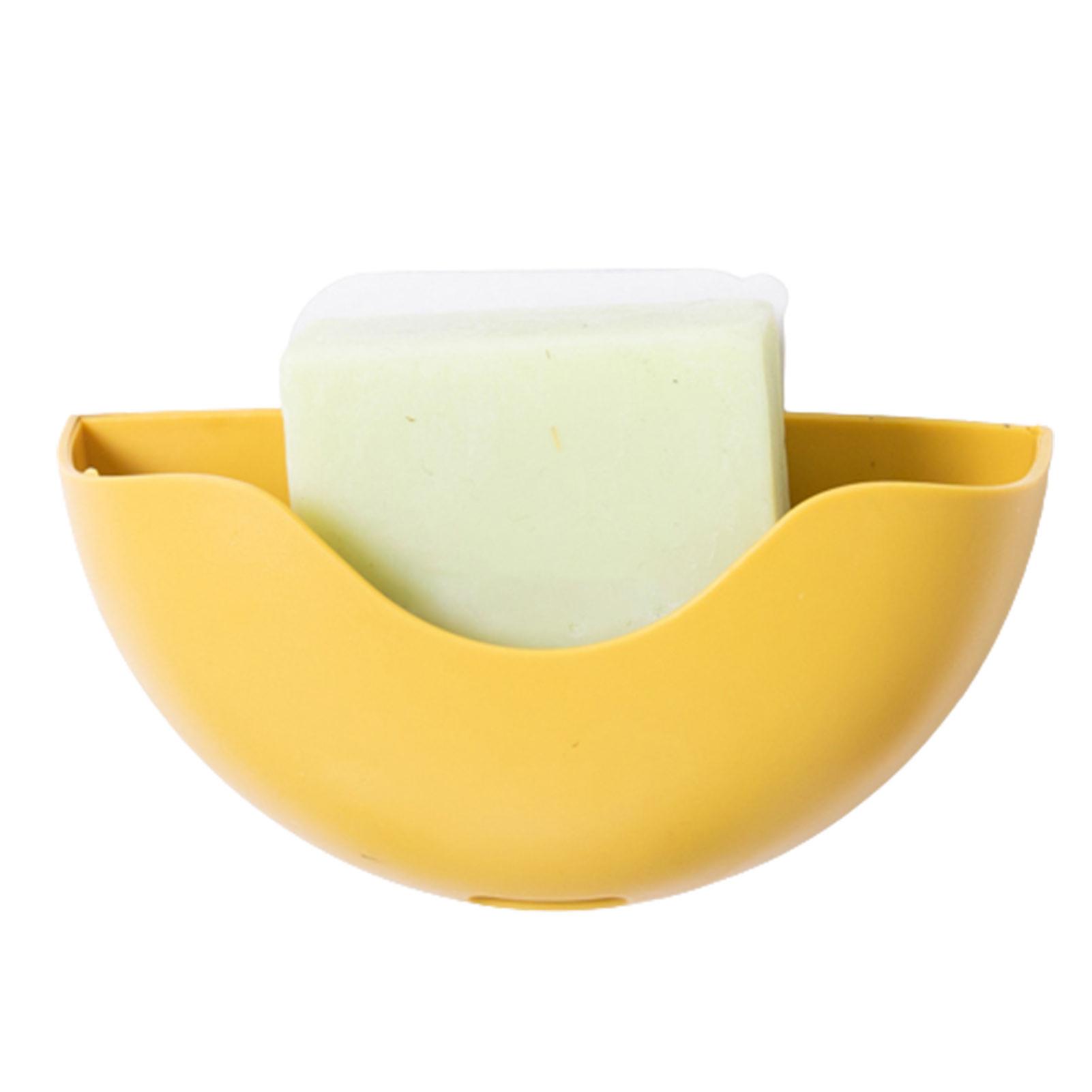 Wall Hanging Shower Soap Case Creative Half Close Soap Dish