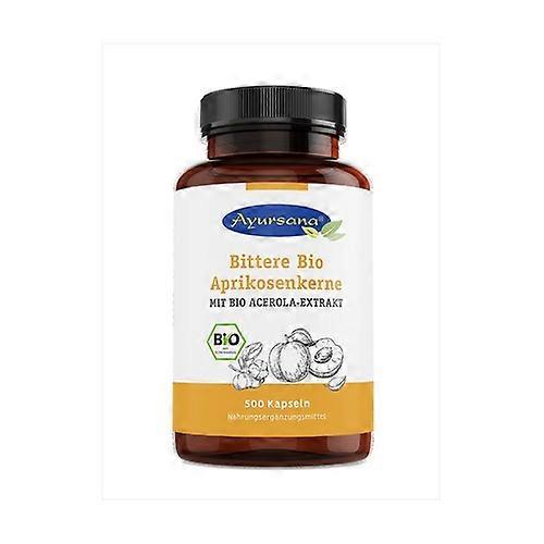 Bittere bio fermented bitter apricot seeds with acerola extract 500 capsules