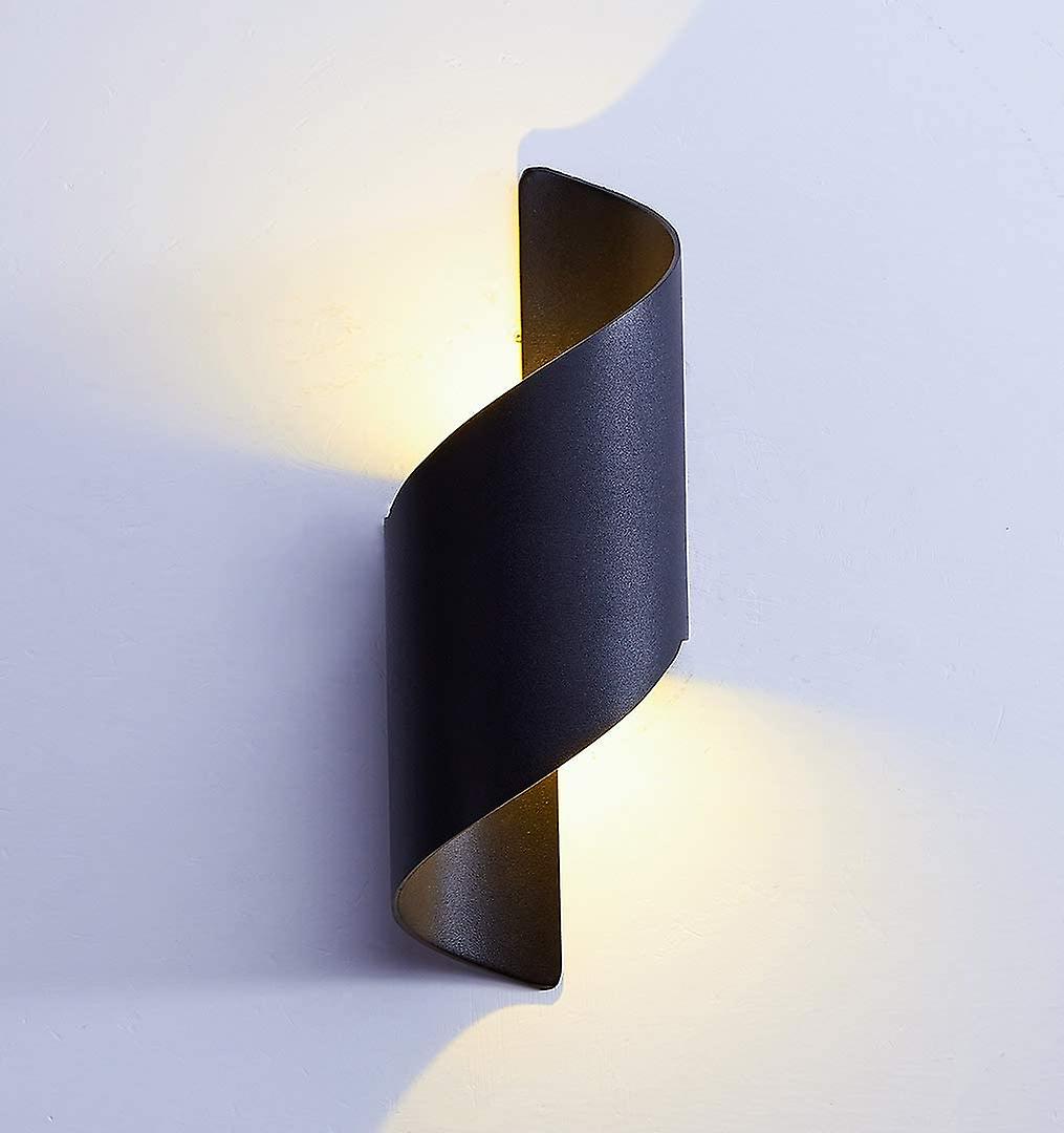 Modern 10w Led Wall Light With Aluminum Housing Waterproof Ip65 Up/down Light 3000k Warm White For Indoor/outdoor